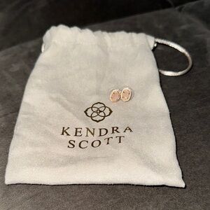 Kendra Scott Pink Oval Earrings